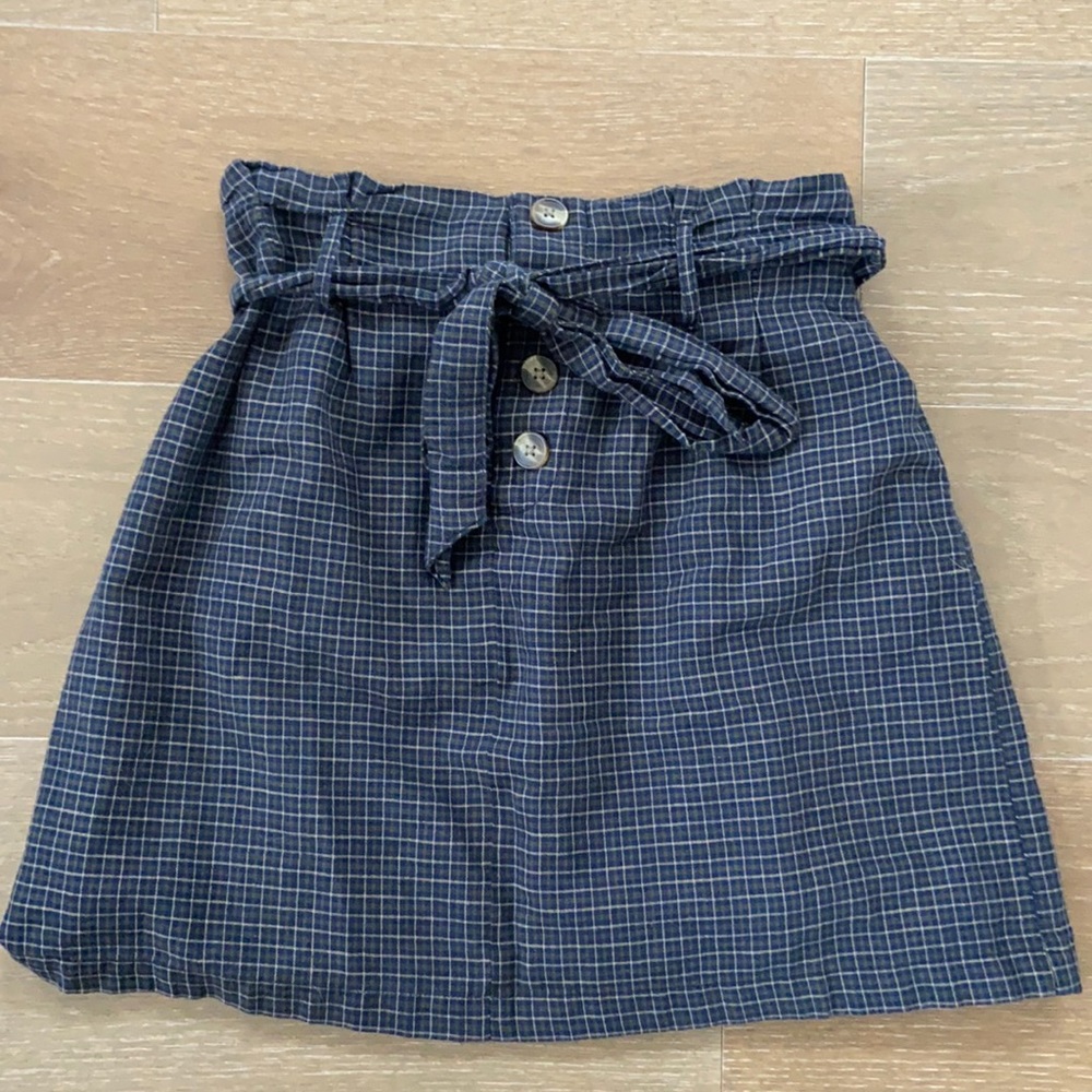 American Eagle High Rise Paper bag Mini Skirt - Picture 2 of 6